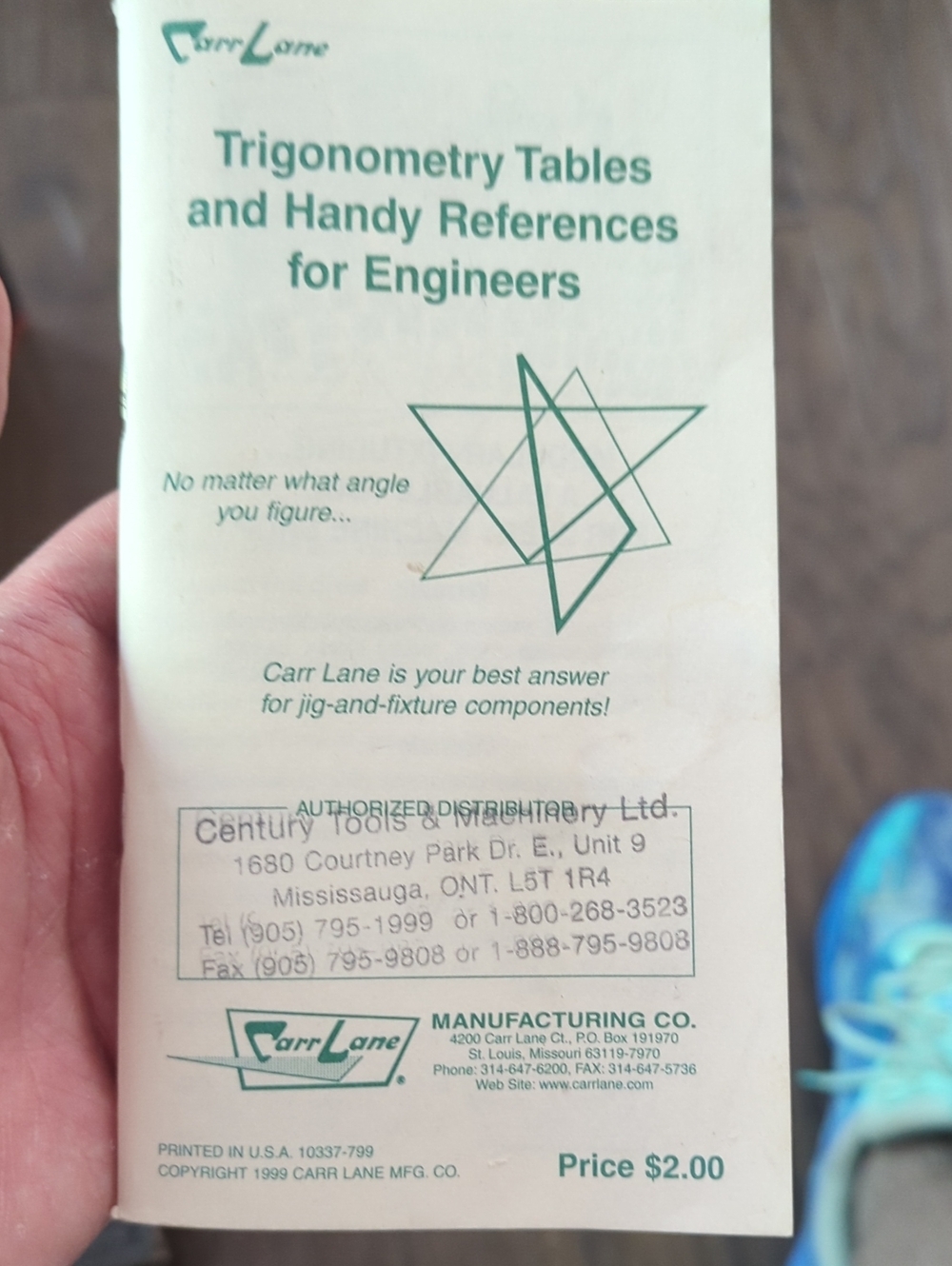 Trigonometry Tables And Handy References For Engineers